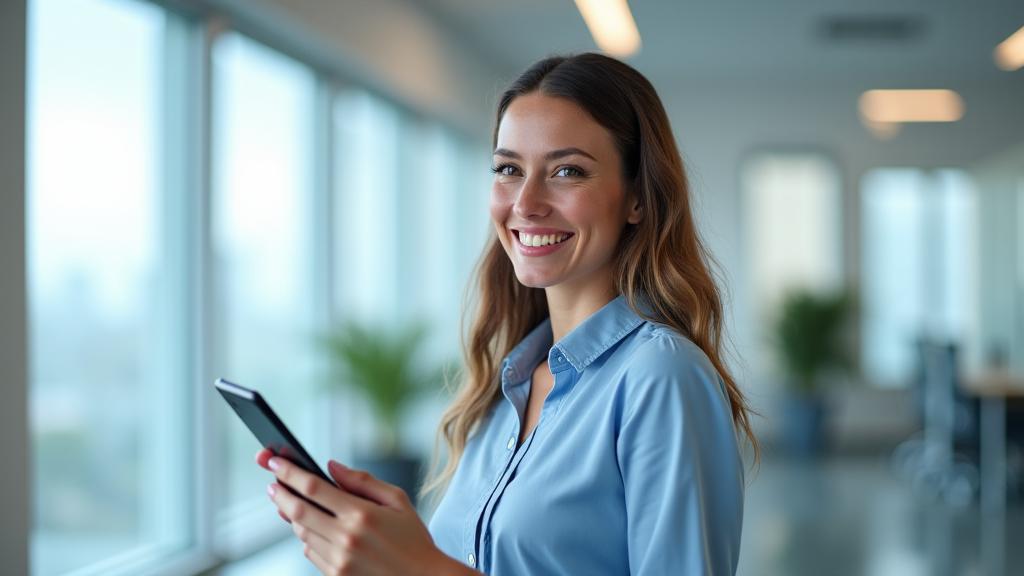 A Fyreglaide LLC advisor smiling while on a professional phone call, symbolizing expert communication and readiness to assist.